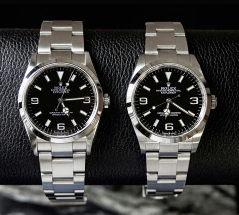 Rolex explorer 114270 vs 124270